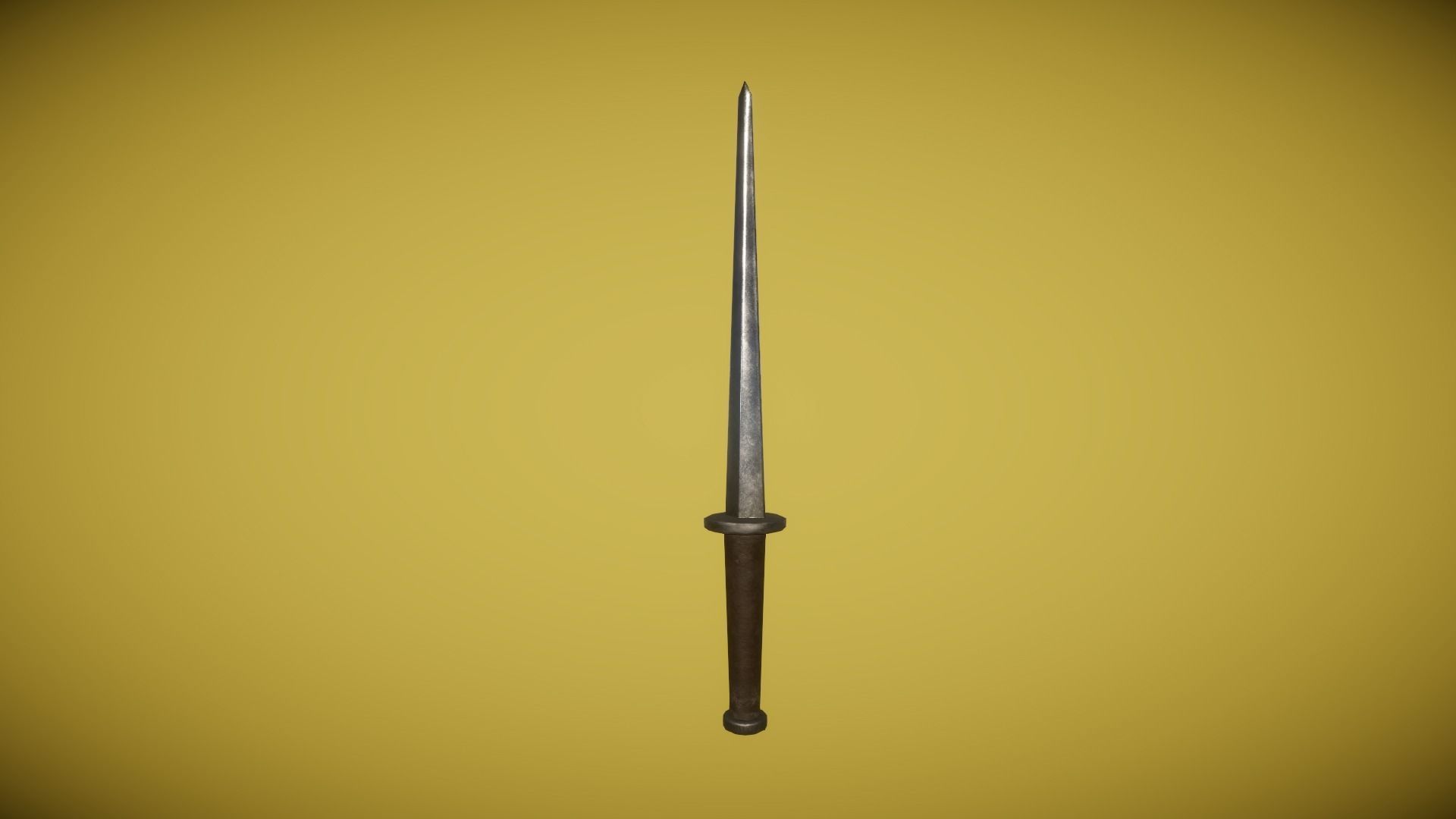 Real World - Medieval Daggers Low-poly 3D model_11
