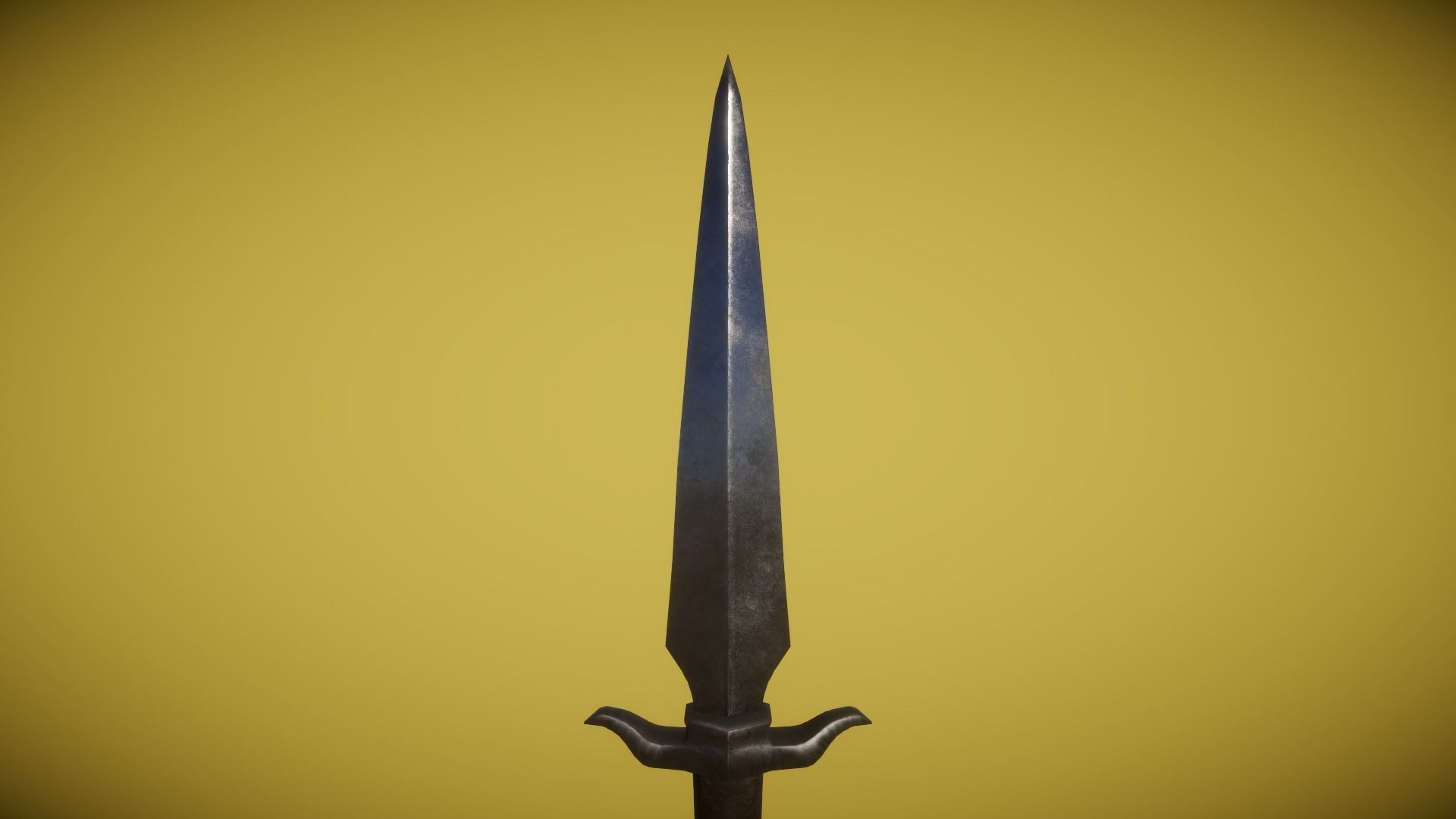 Real World - Medieval Daggers Low-poly 3D model_16