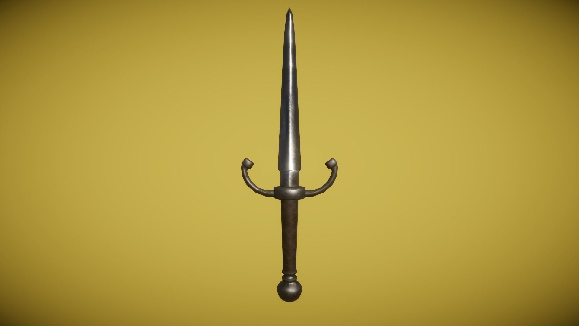 Real World - Medieval Daggers Low-poly 3D model_6