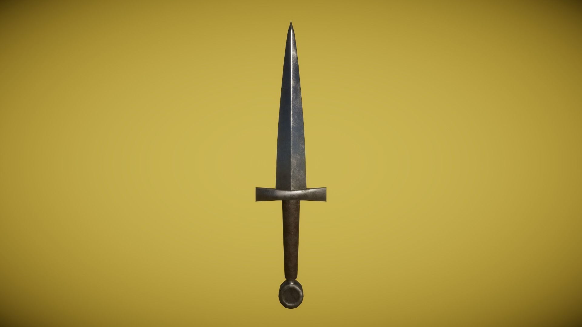 Real World - Medieval Daggers Low-poly 3D model_2