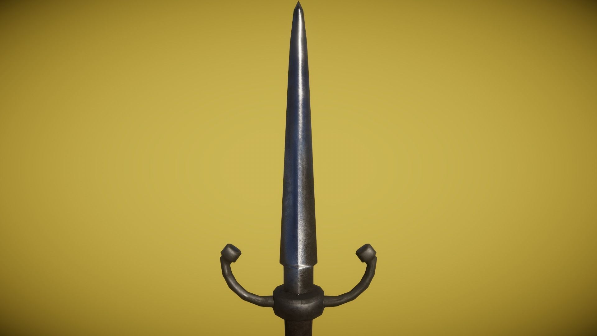 Real World - Medieval Daggers Low-poly 3D model_8