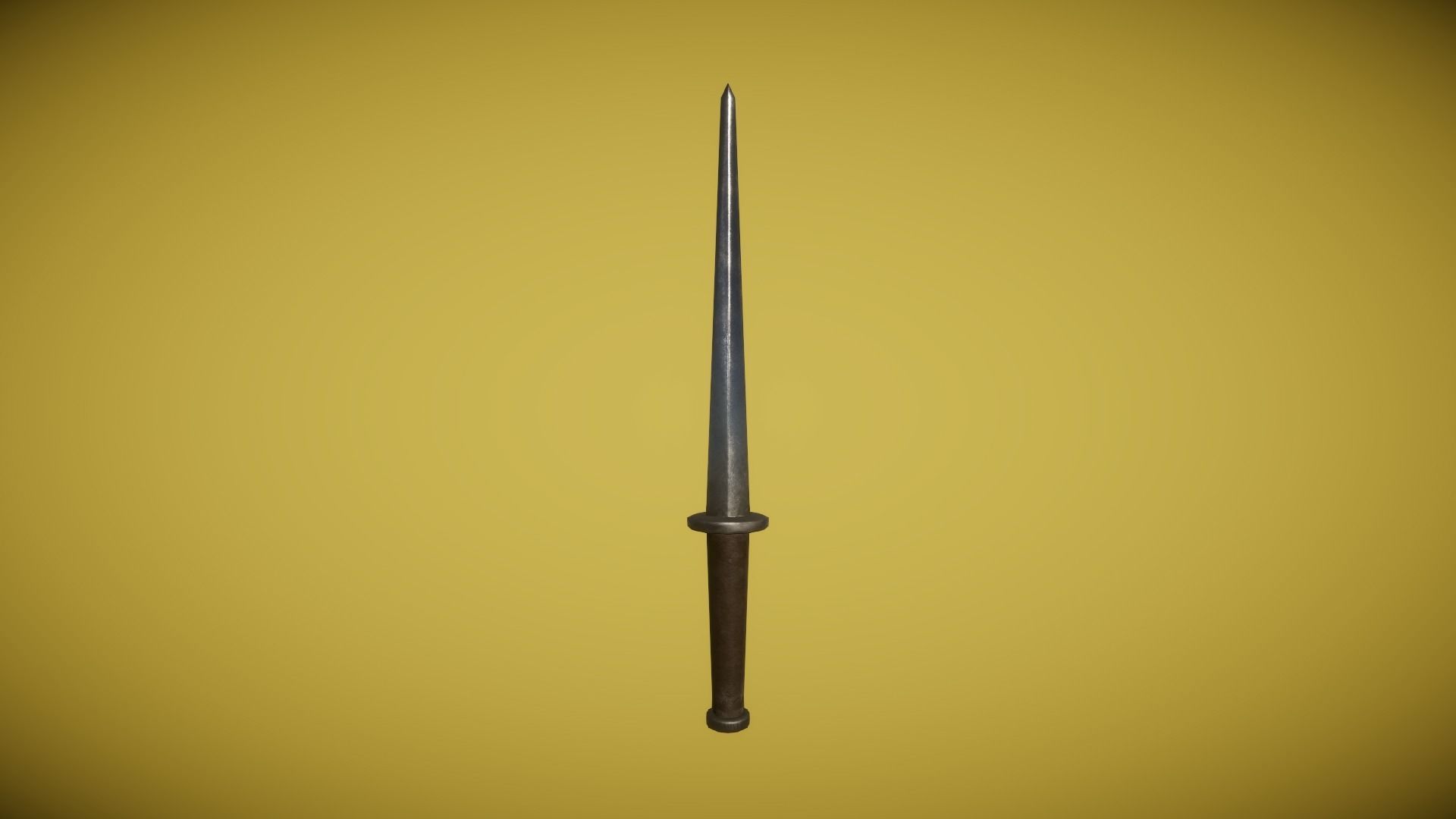 Real World - Medieval Daggers Low-poly 3D model_10