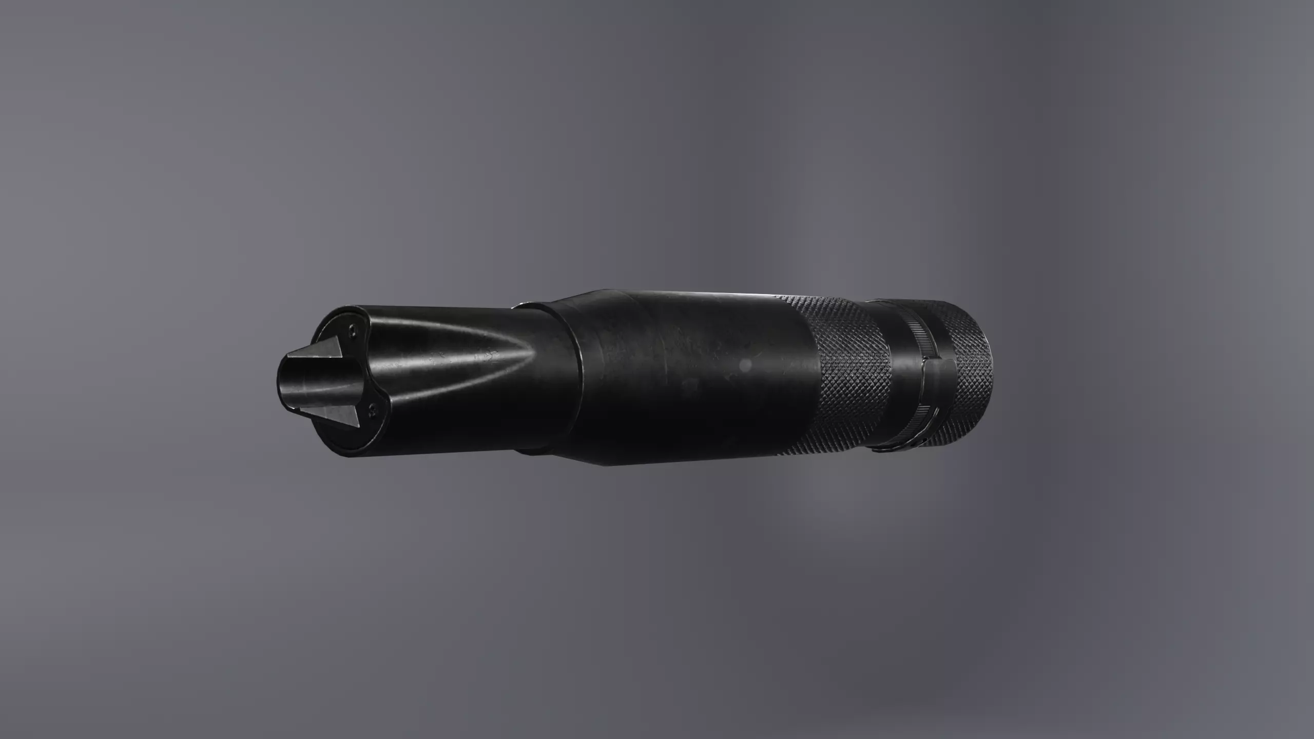 PBS-4 Russian Silencer Low-poly 3D model_0