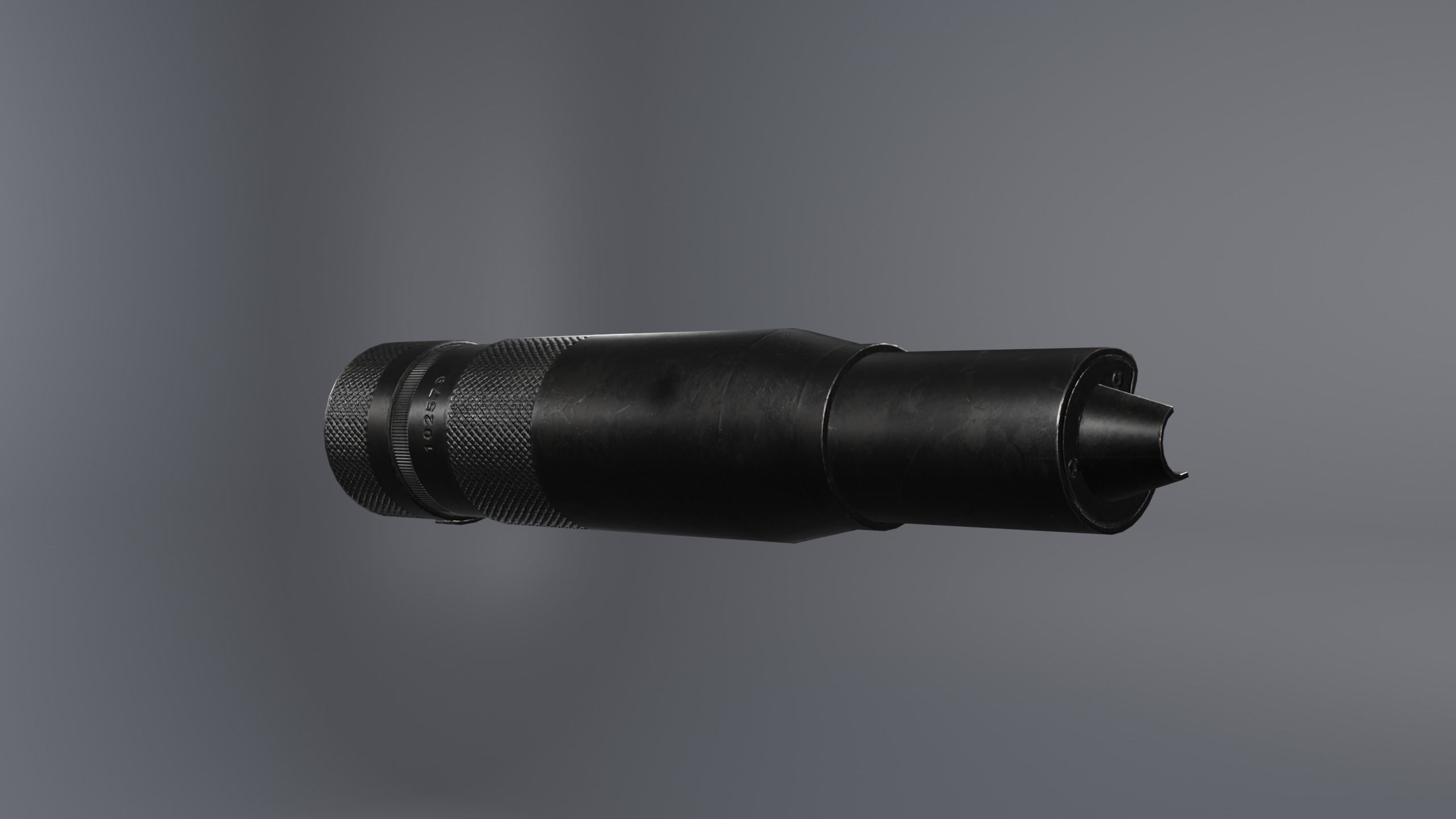 PBS-4 Russian Silencer Low-poly 3D model_5