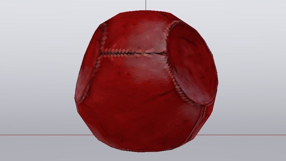 Quaffle Low-poly 3D model_10