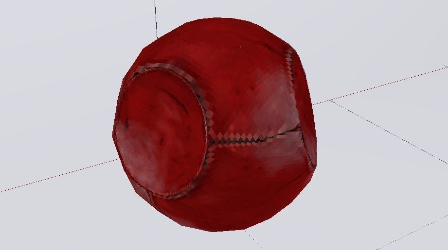 Quaffle Low-poly 3D model_9