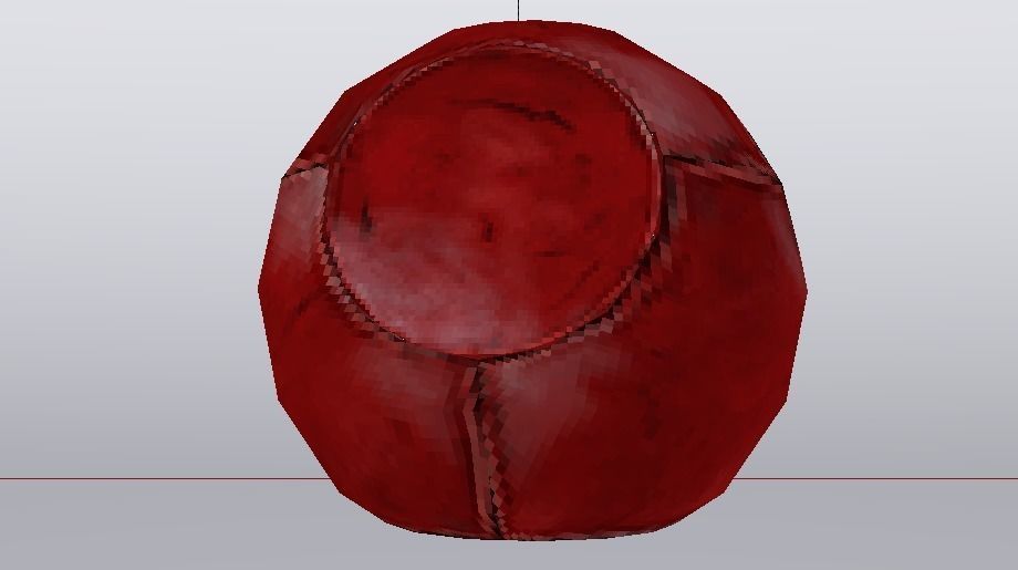 Quaffle Low-poly 3D model_12