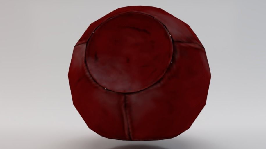 Quaffle Low-poly 3D model_4