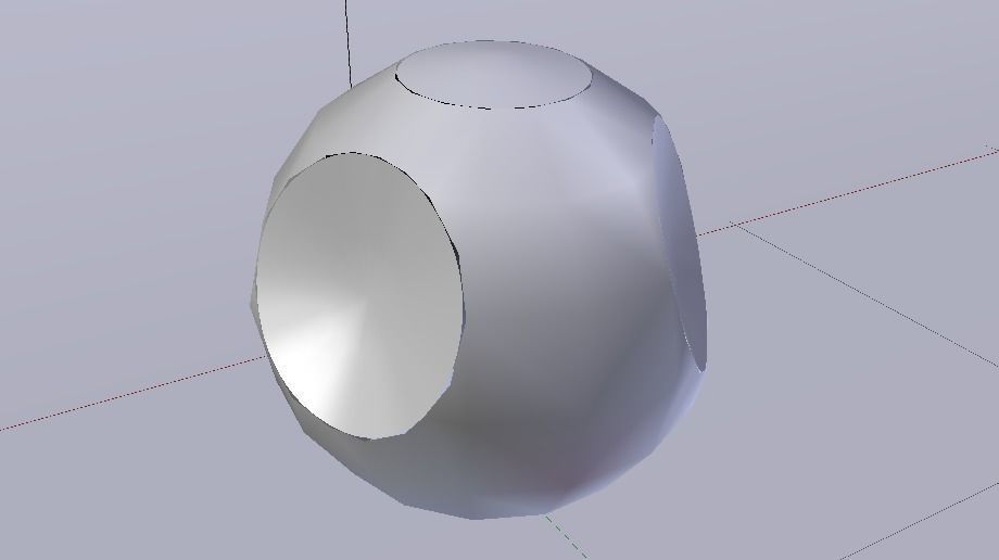 Quaffle Low-poly 3D model_25