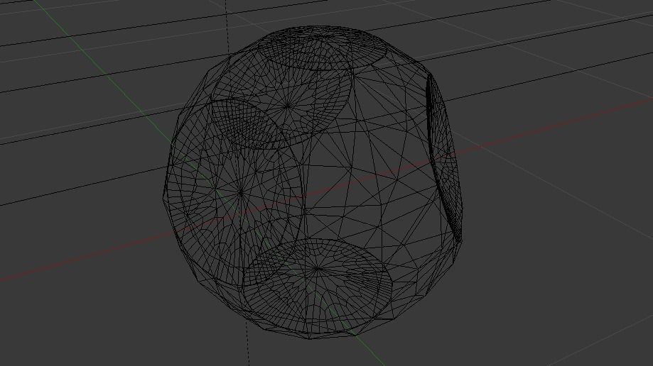 Quaffle Low-poly 3D model_33