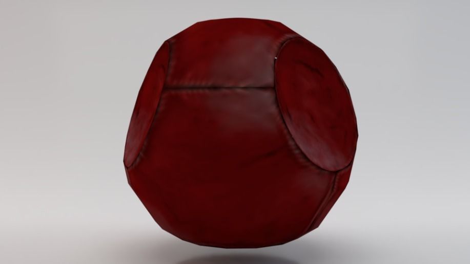 Quaffle Low-poly 3D model_2