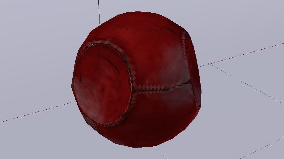 Quaffle Low-poly 3D model_17