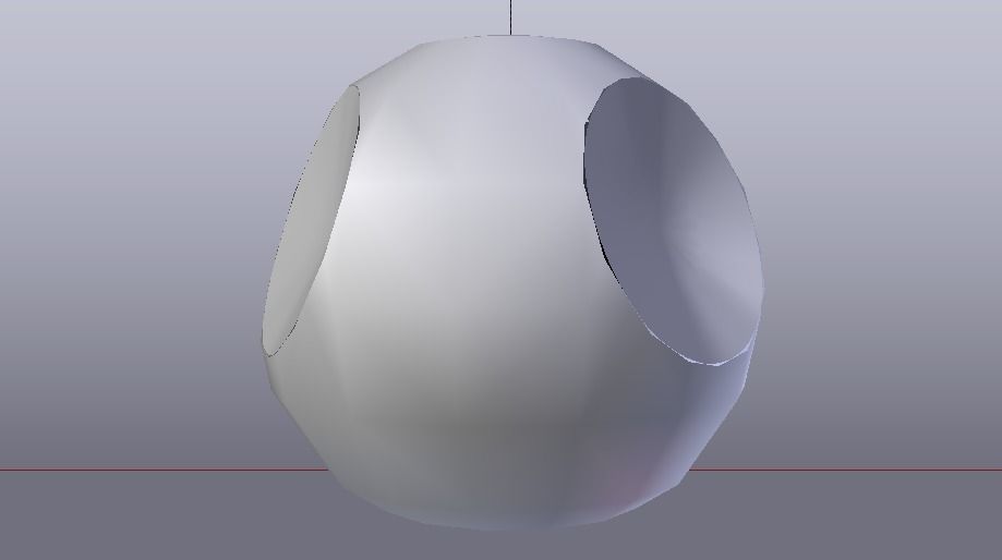 Quaffle Low-poly 3D model_26