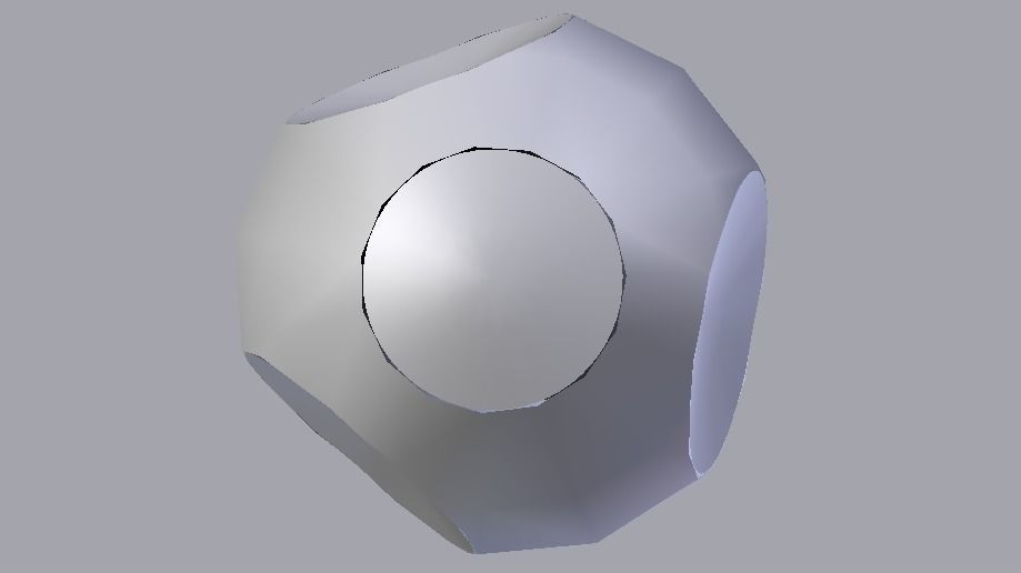 Quaffle Low-poly 3D model_30