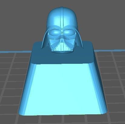 Darth Vader Keycap 3D print model_1
