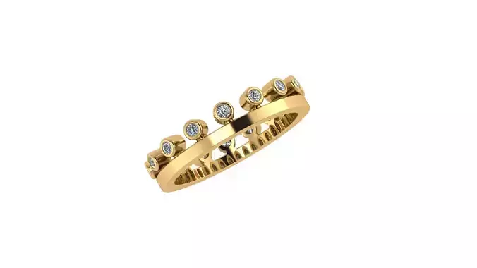 DE BEERS DEWDROP RING 16 5mm 3D print model