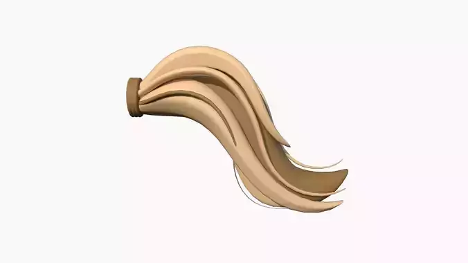 Furry Tail A04 Beige - Headband Character Design