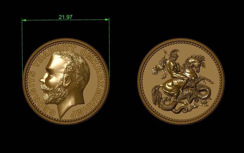 Saint George 3D print model_2