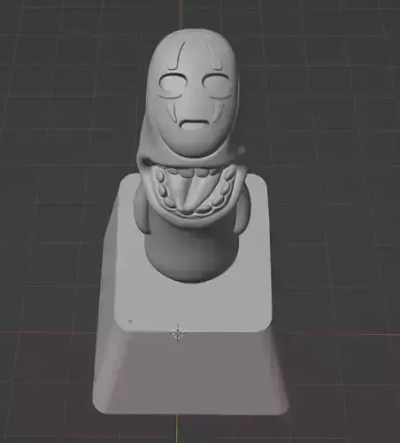 No Face Keycaps - Open and Close mouth version