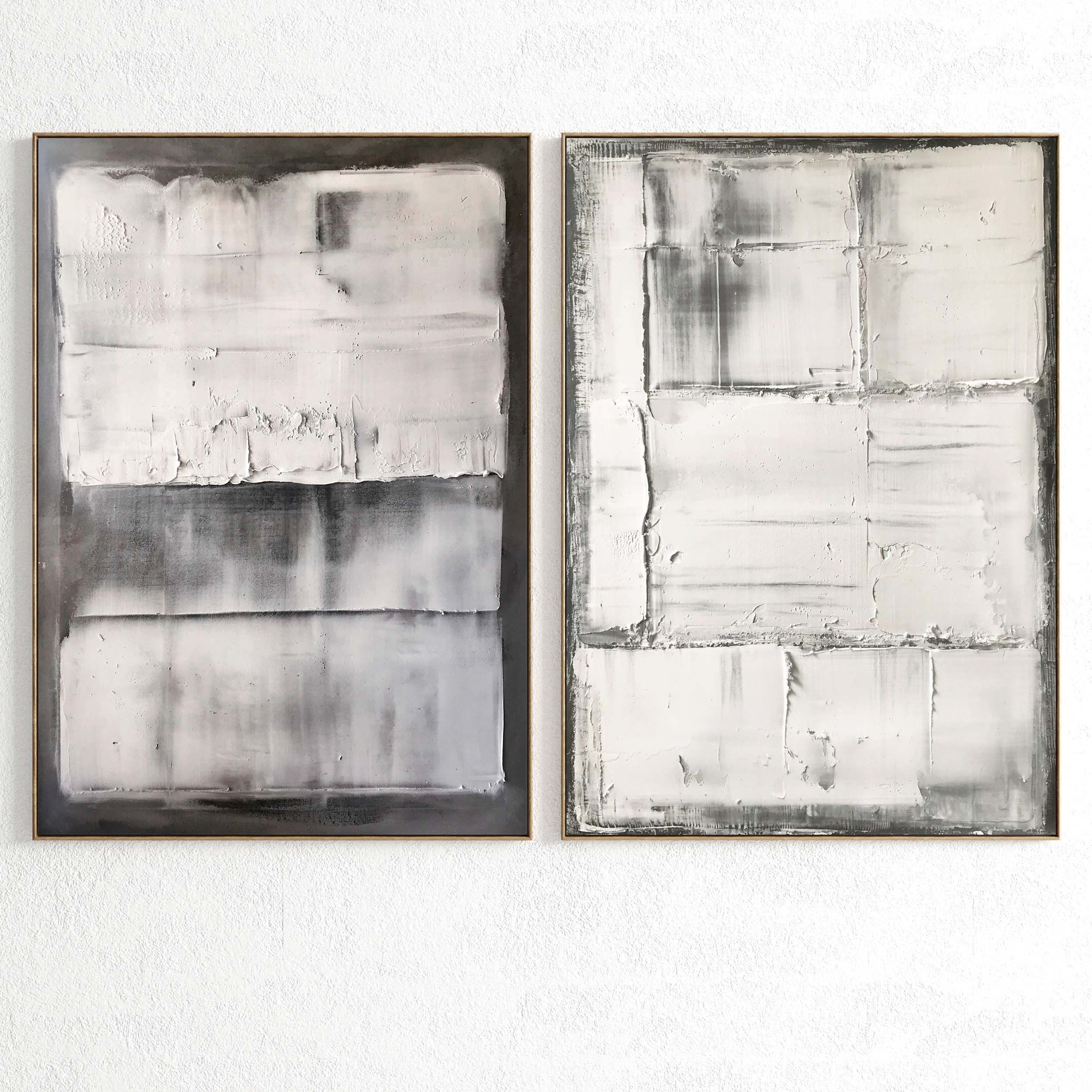 Plaster Two Photo Frame 318 Low-poly 3D model_1