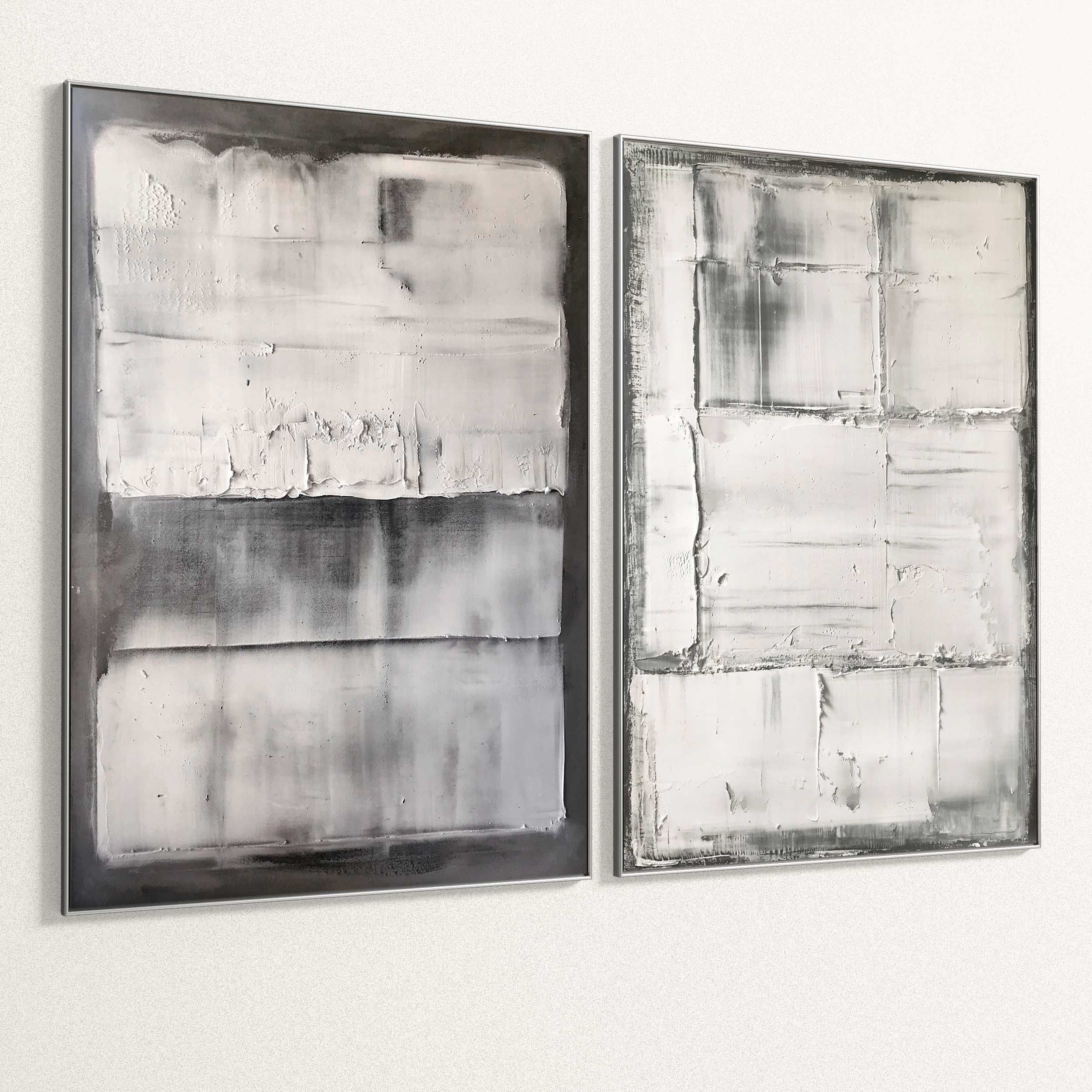 Plaster Two Photo Frame 318 Low-poly 3D model_5