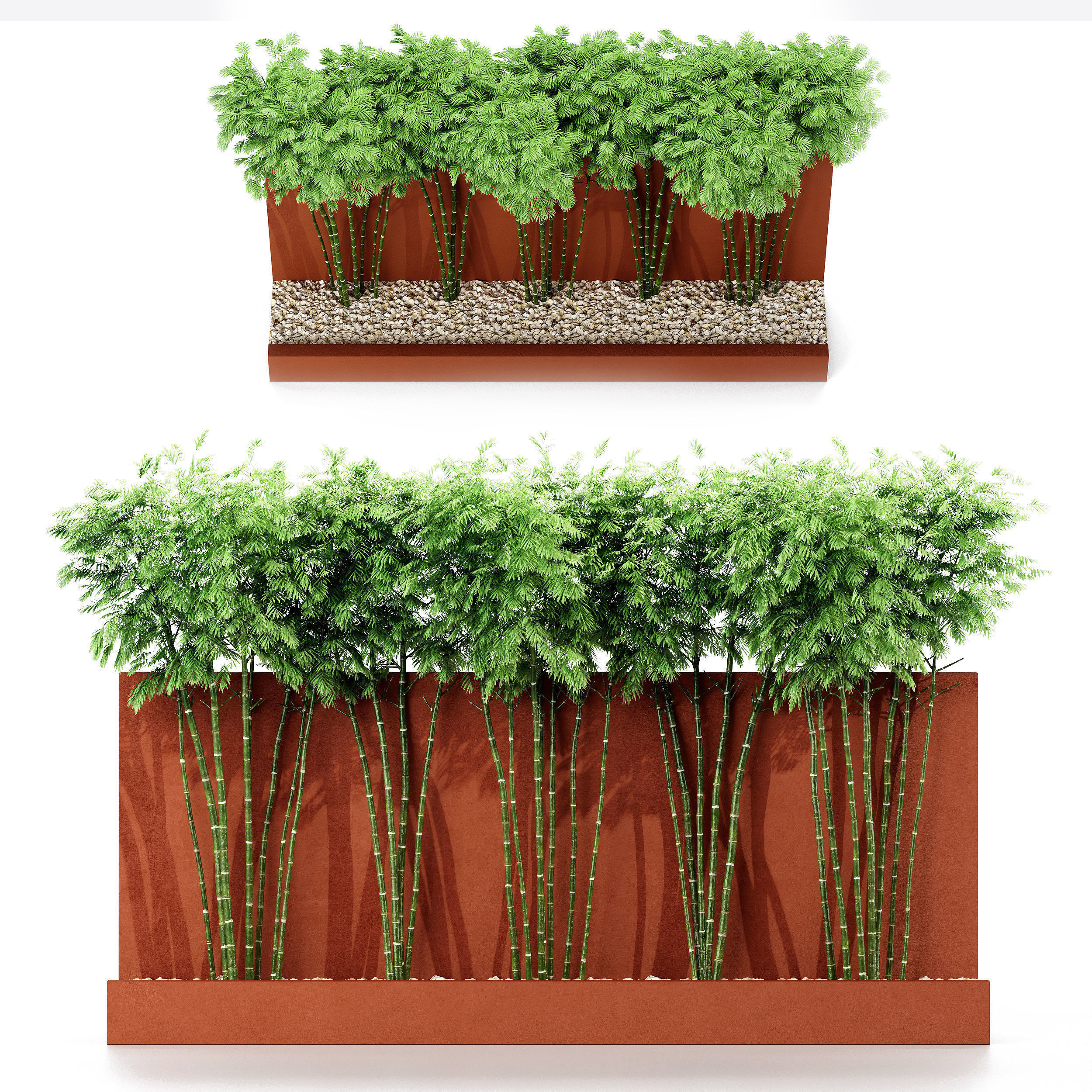 9 Different SETS of Bush Tree  SET VOL01 3D Model Collection_5