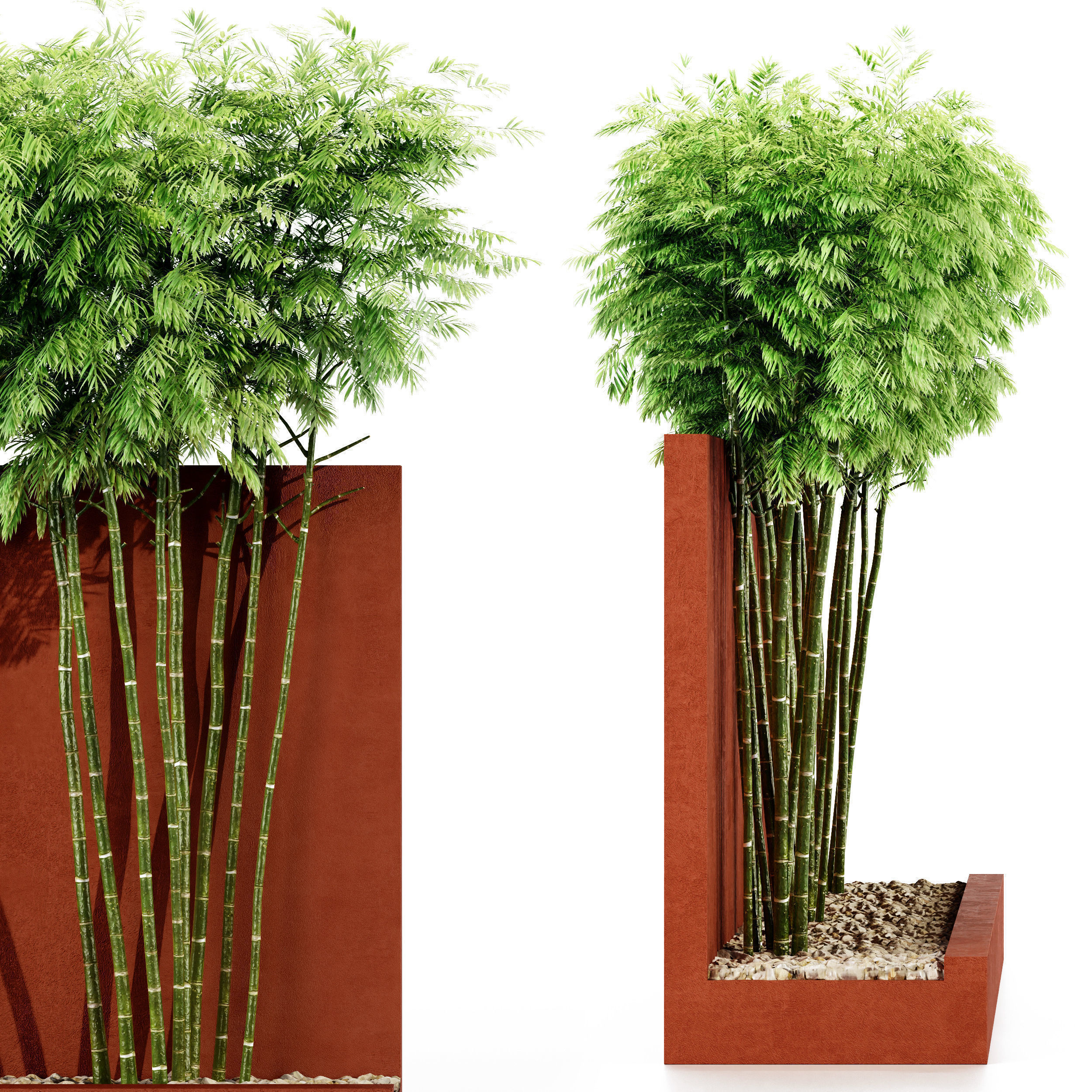 9 Different SETS of Bush Tree  SET VOL01 3D Model Collection_13