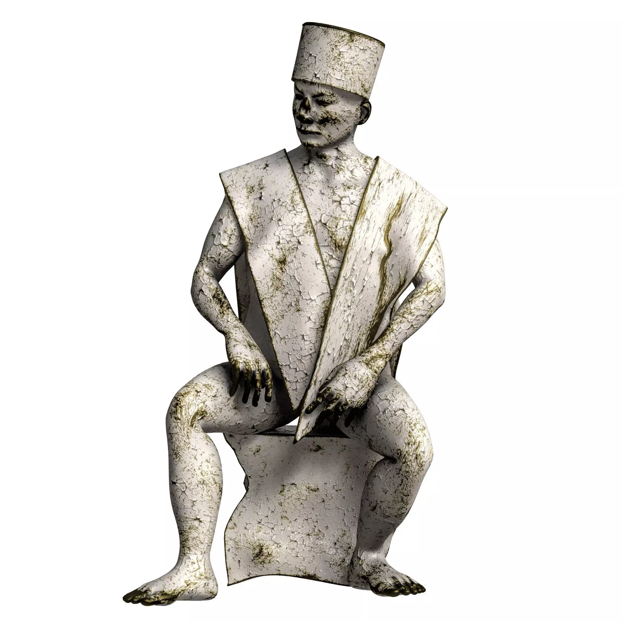 sculpt seat man  3D model_0