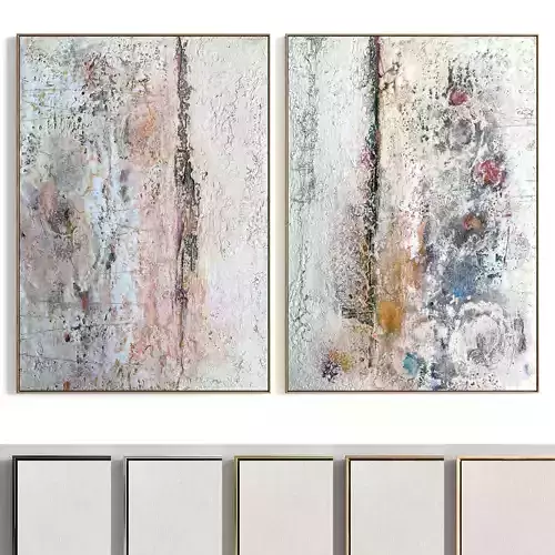 Plaster Two Photo Frame 320