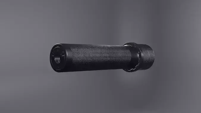PBS-1 Russian Silencer Low-poly 3D model