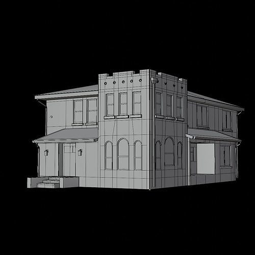BG Buildings - vol 1 Low-poly 3D model 4