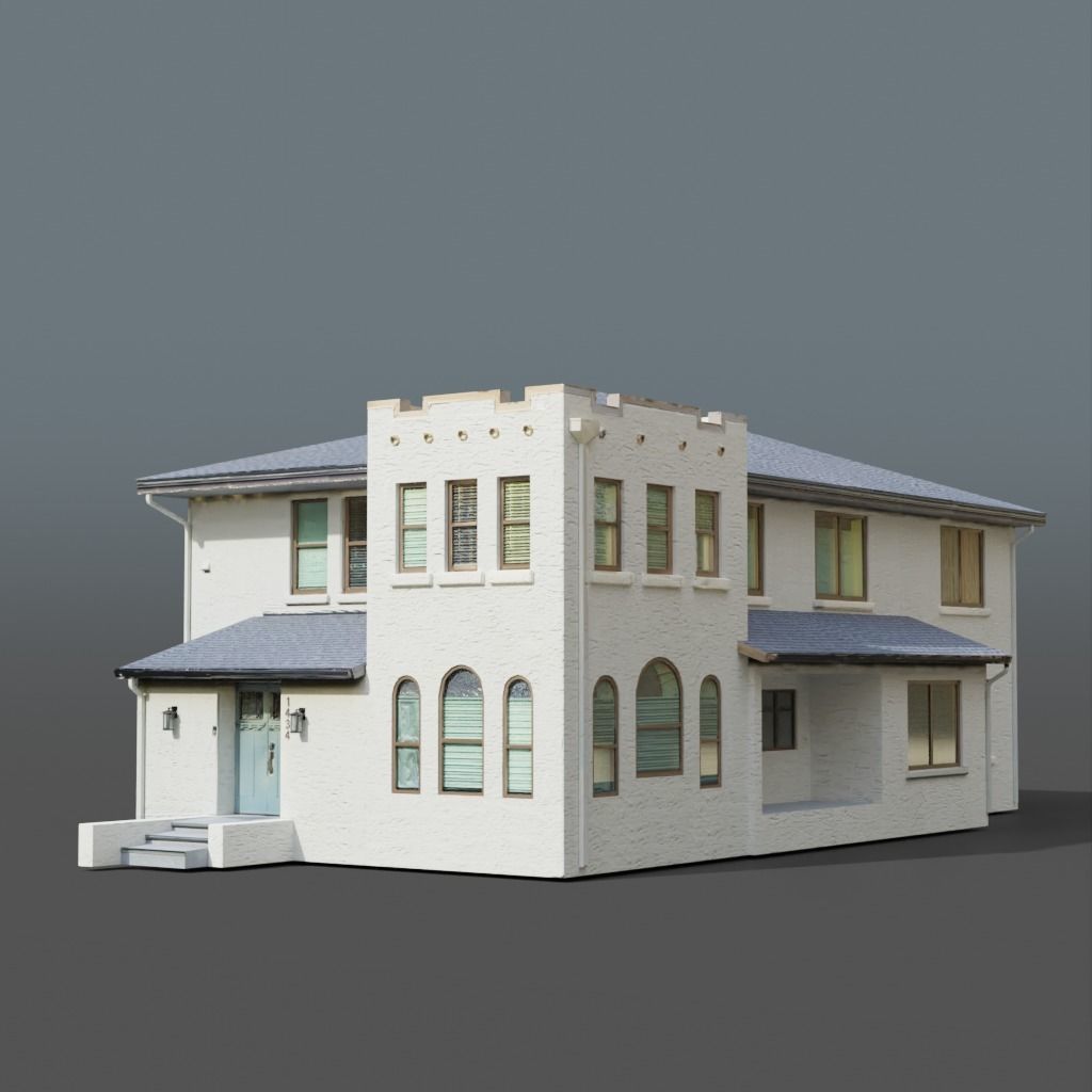 BG Buildings - vol 1 Low-poly 3D model_1