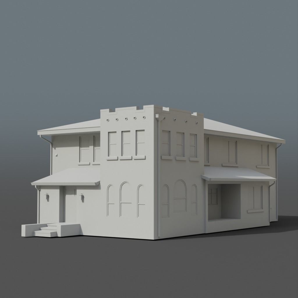BG Buildings - vol 1 Low-poly 3D model_2