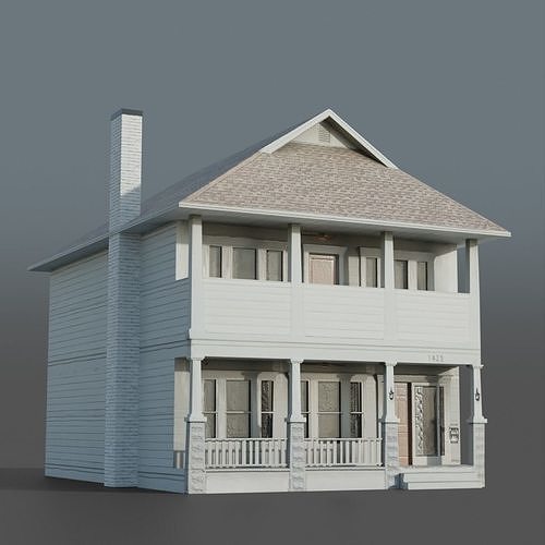 BG Buildings - vol 1 Low-poly 3D model 6
