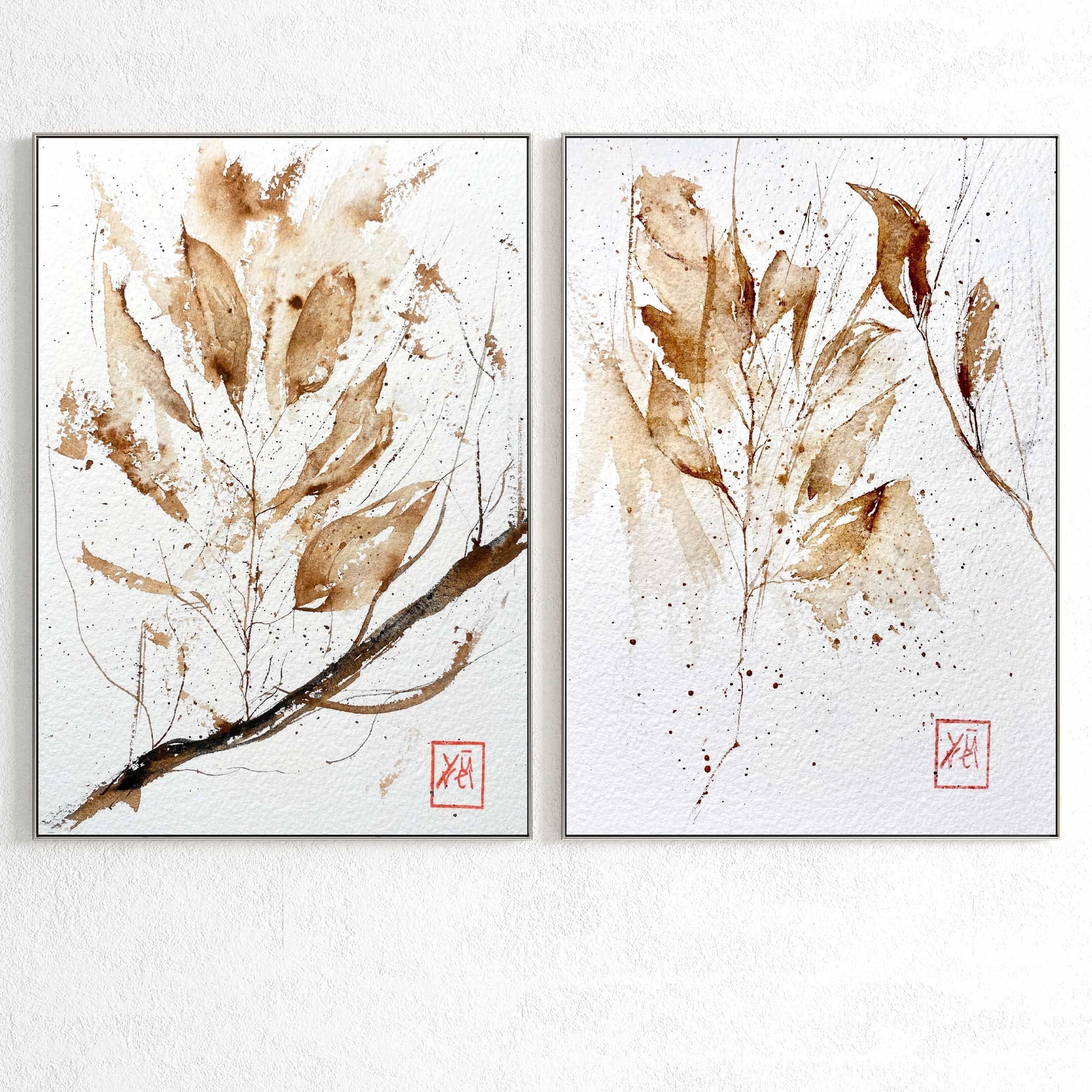 Plaster Two Photo Frame 323 Low-poly 3D model_1