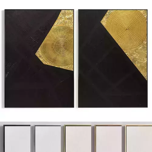 Plaster Two Photo Frame 324