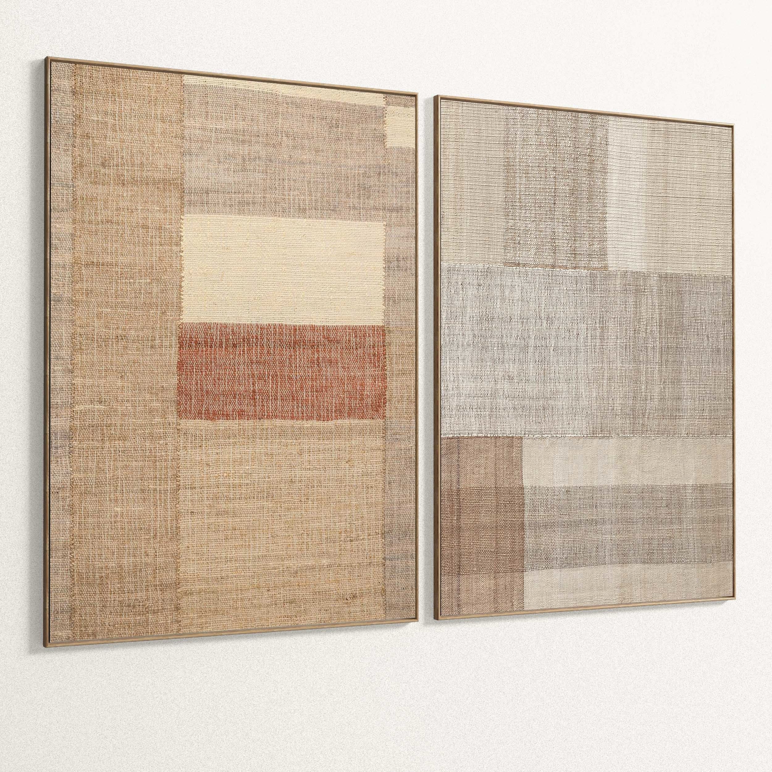 Plaster Two Photo Frame 325 Low-poly 3D model_3