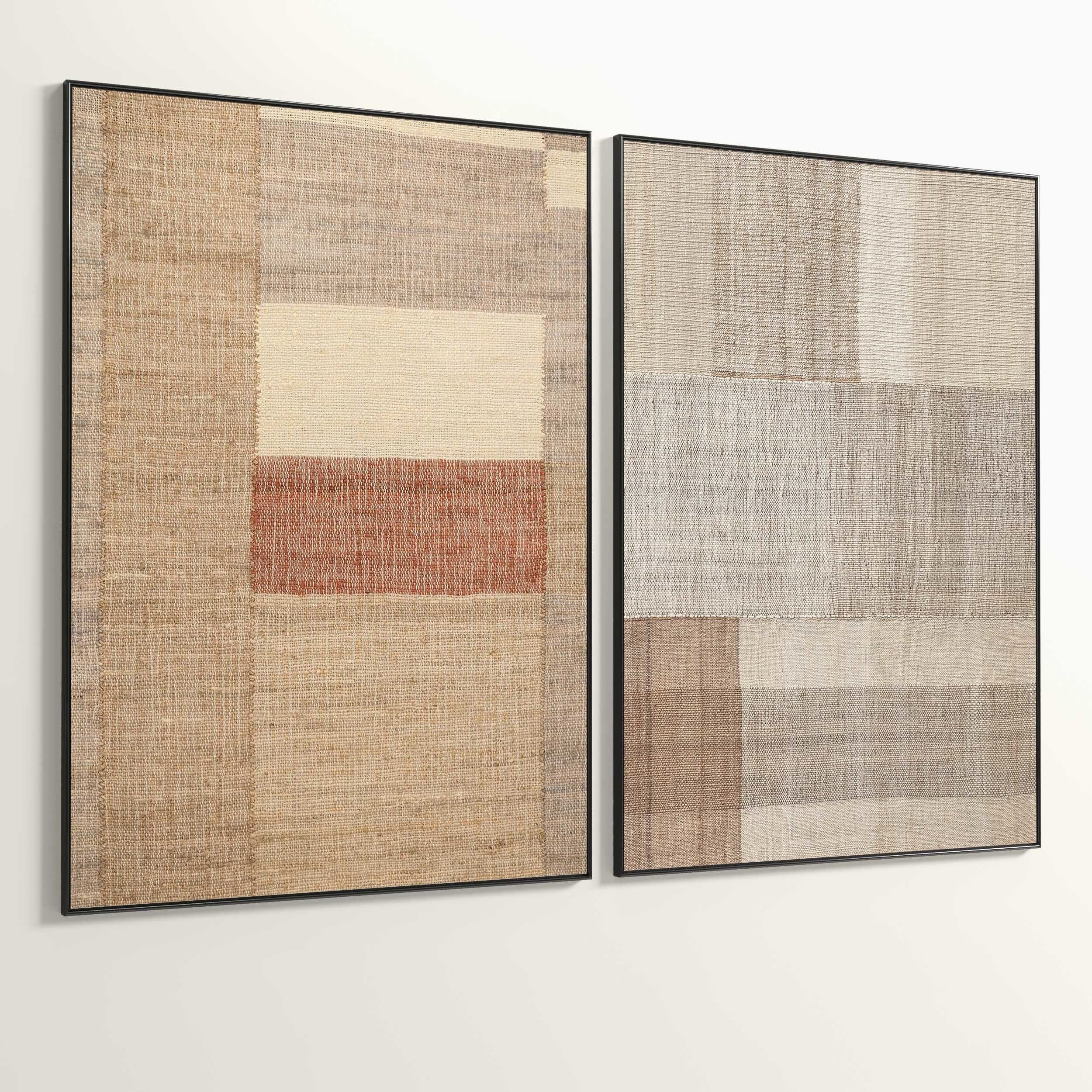 Plaster Two Photo Frame 325 Low-poly 3D model_4