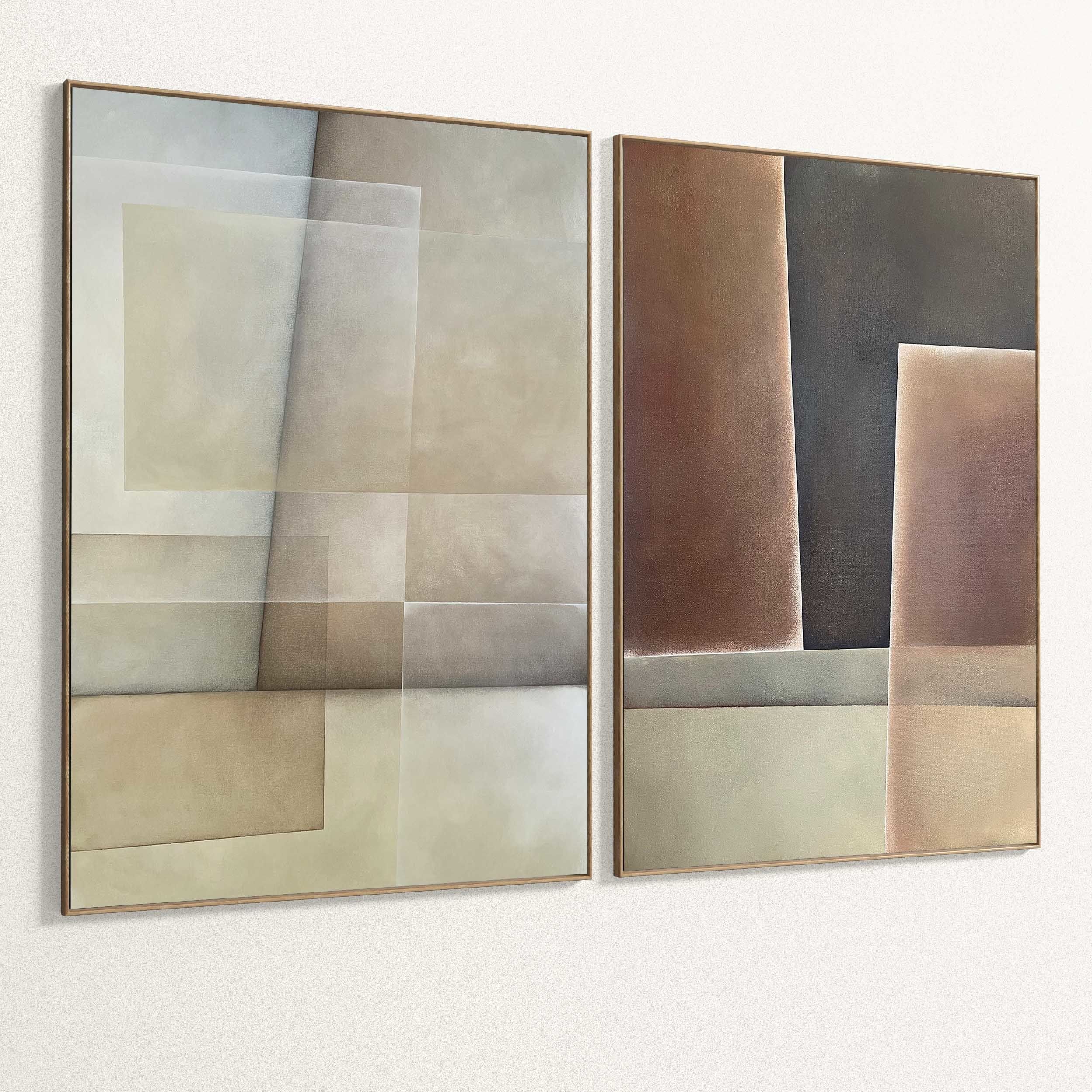 Plaster Two Photo Frame 326 Low-poly 3D model_3