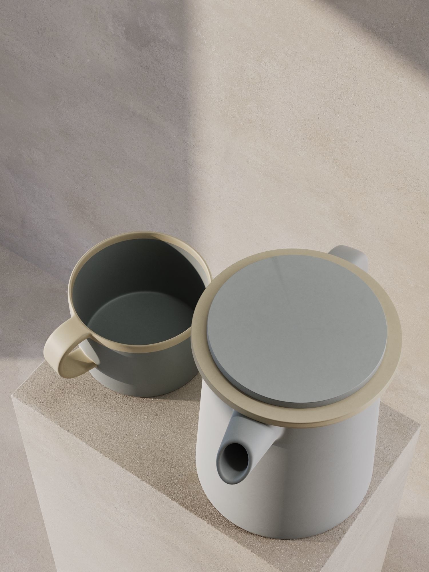 Panama Tea Set 3D model_1