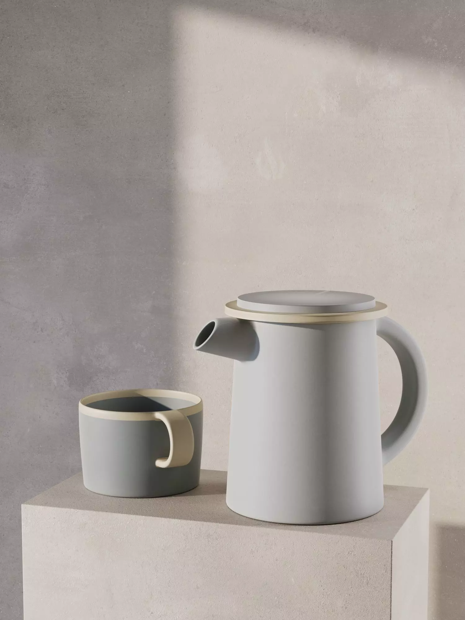 Panama Tea Set 3D model_0