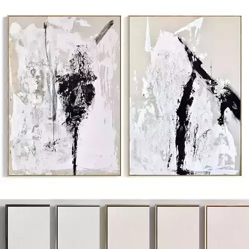 Plaster Two Photo Frame 329