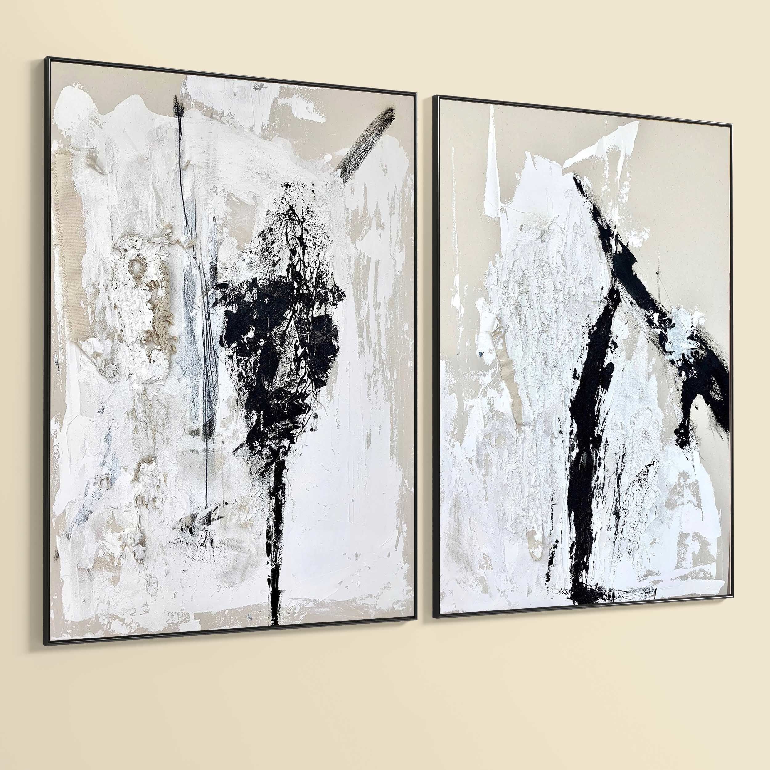 Plaster Two Photo Frame 329 Low-poly 3D model_4