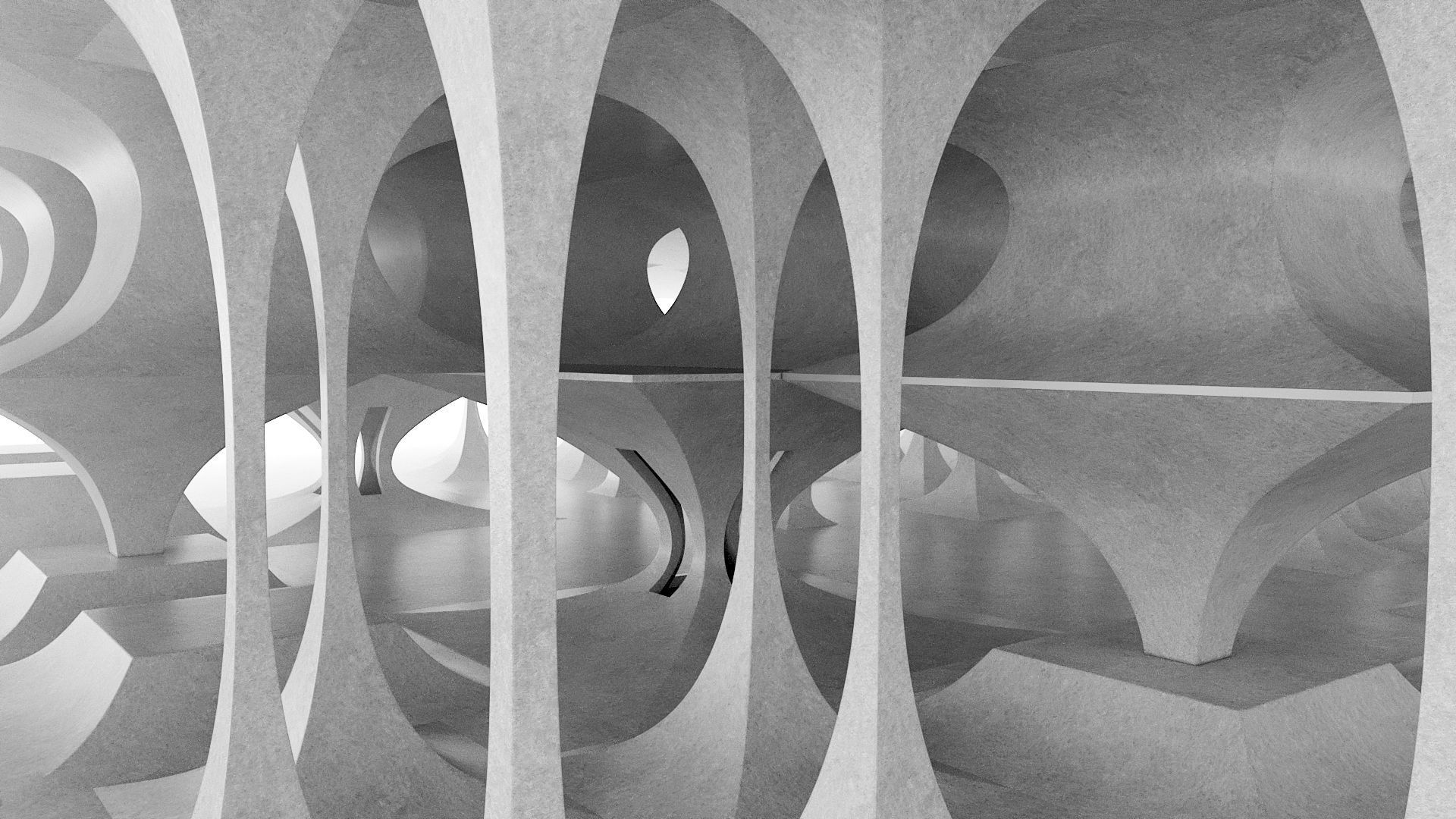 Abstract Architecture 01 3D model_1