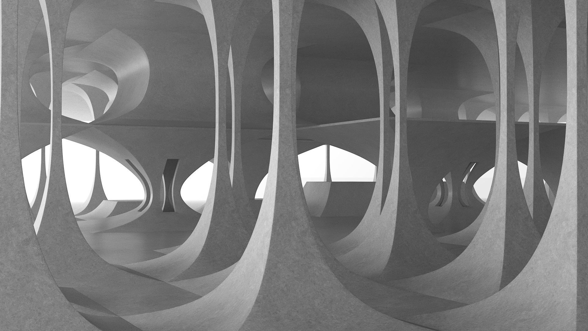 Abstract Architecture 01 3D model_4