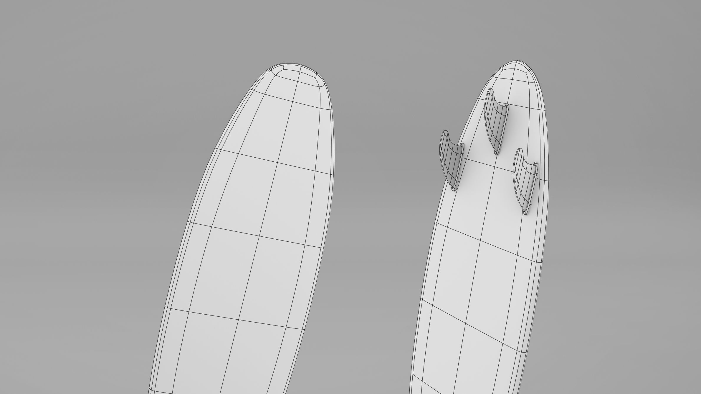 Surfboards Low-poly 3D model_16