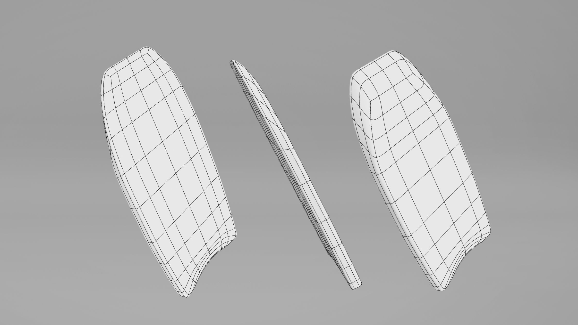 Surfboards Low-poly 3D model_23