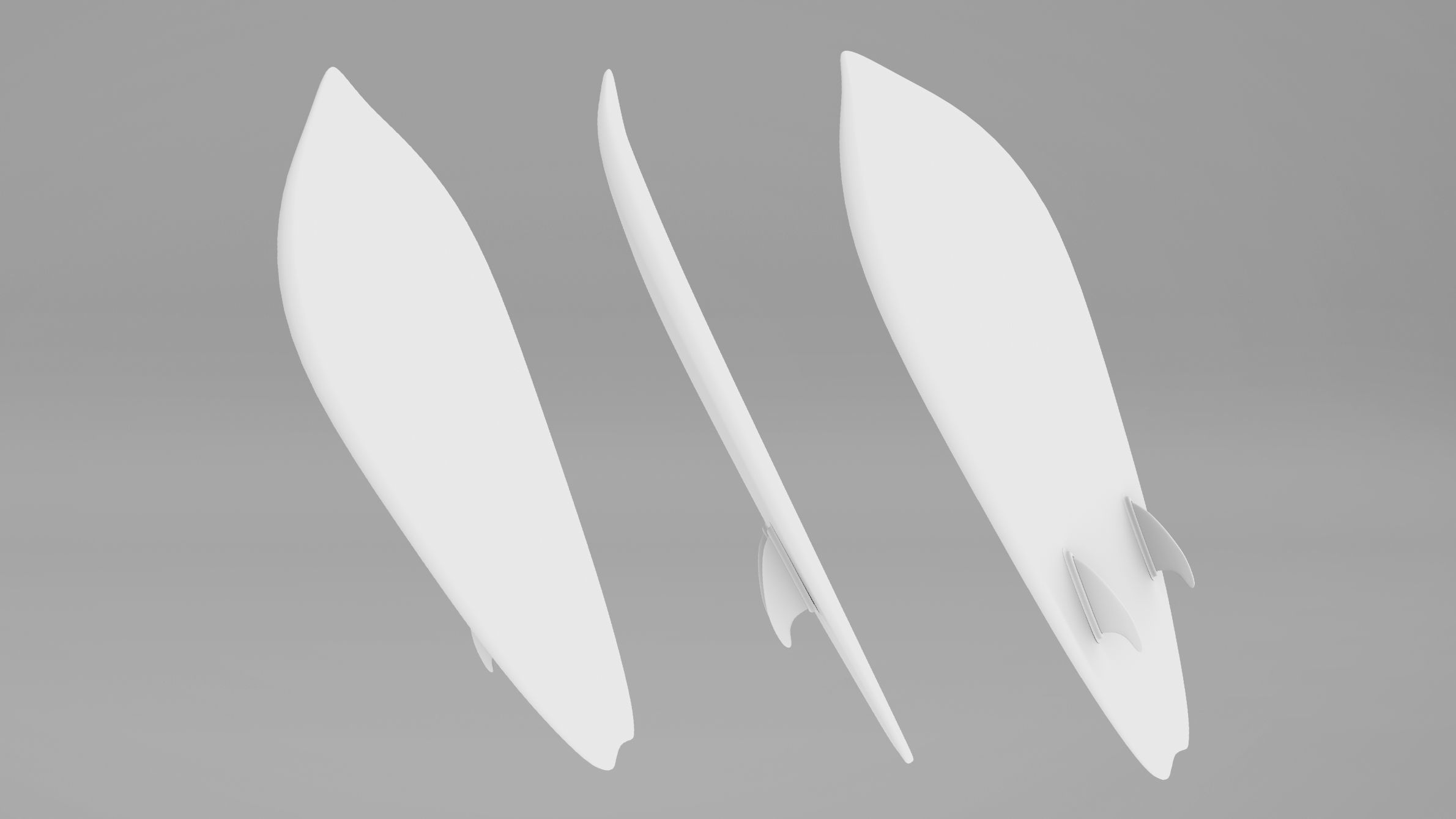 Surfboards Low-poly 3D model_18