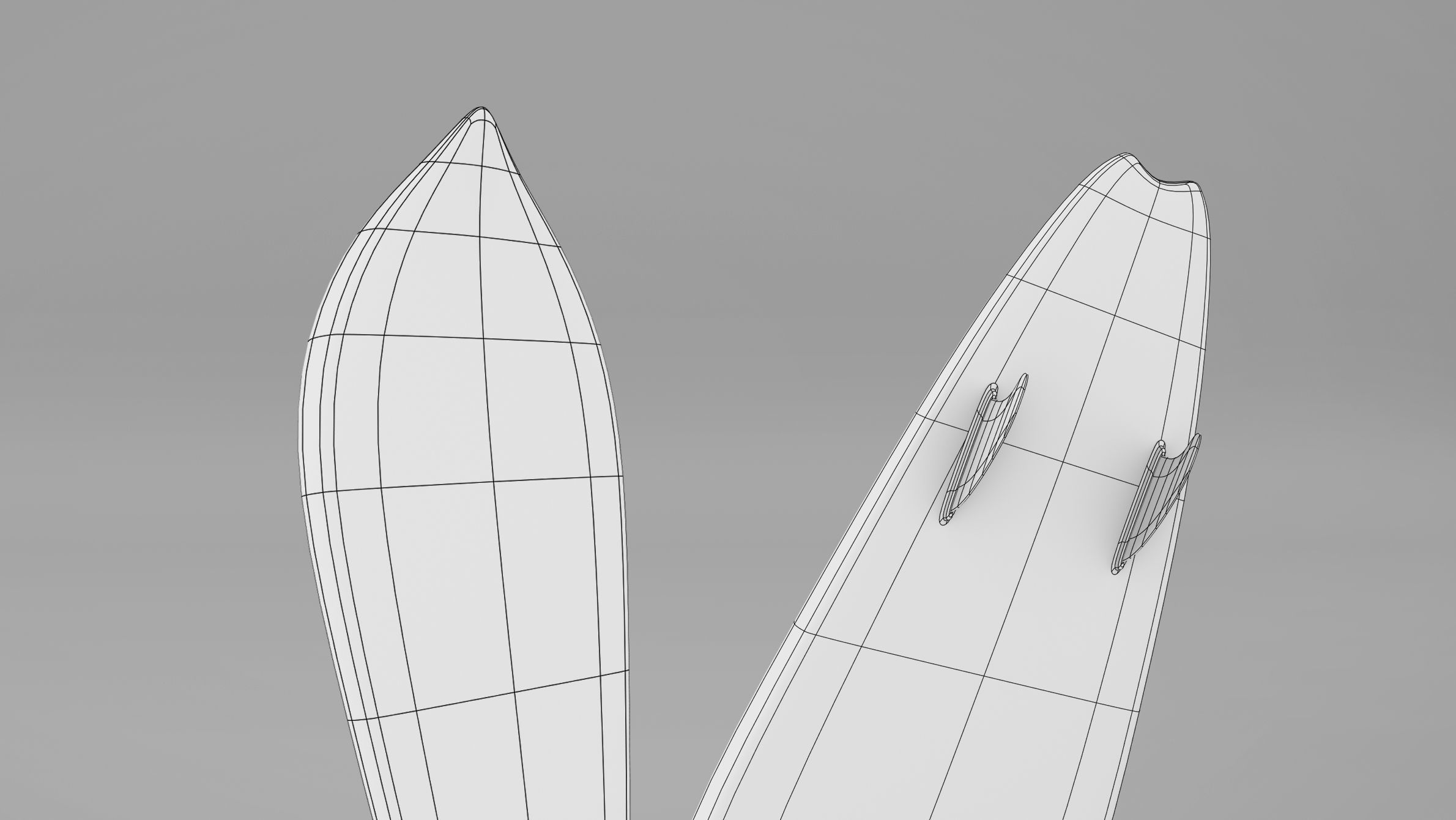 Surfboards Low-poly 3D model_20