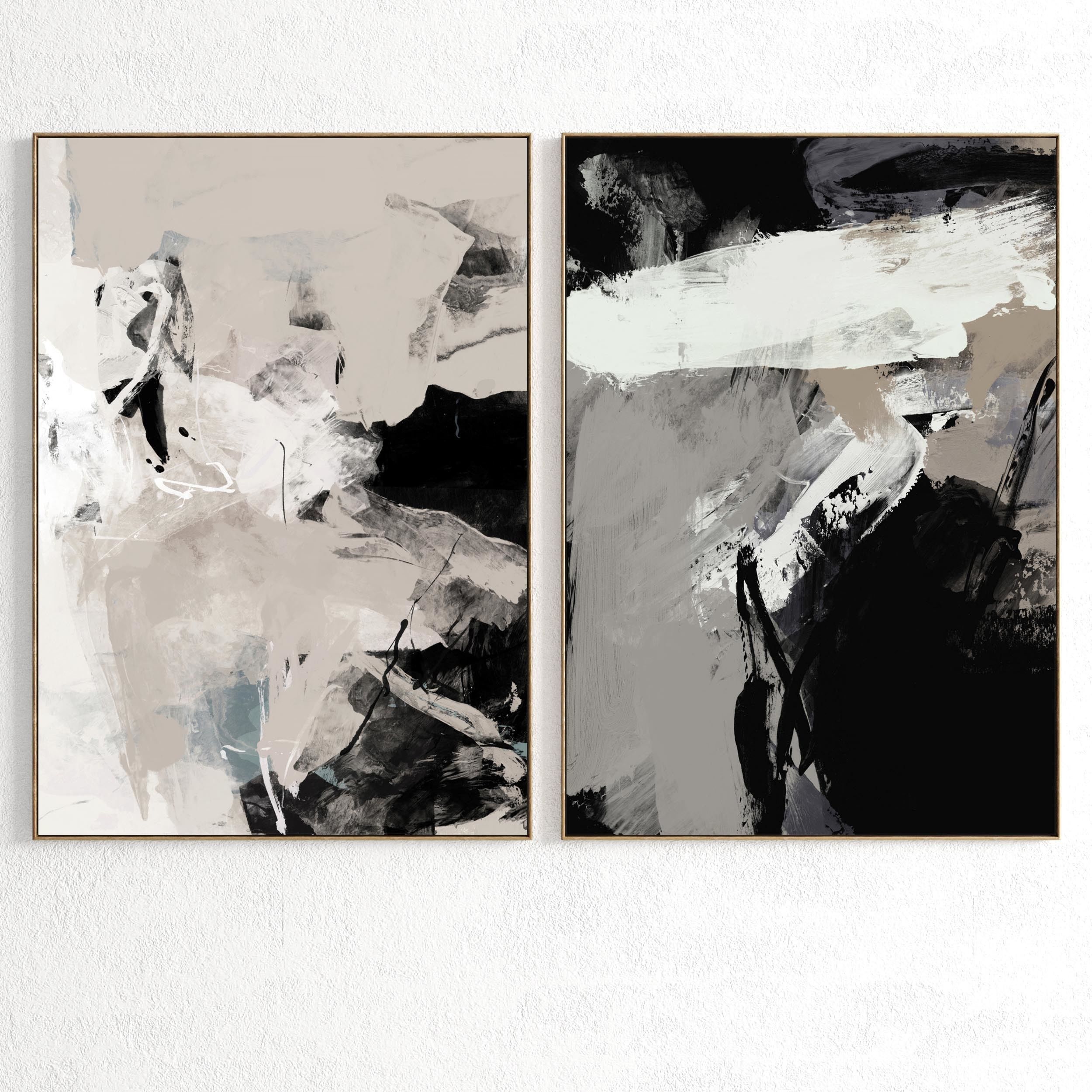 Plaster Two Photo Frame 332 Low-poly 3D model_1